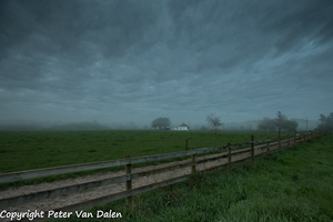 Fence Line by Peter Van Dalen, Open Image of the Night, Feb 2014