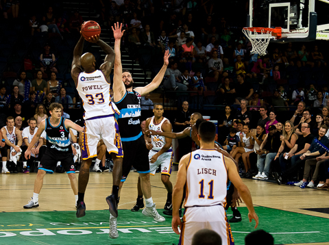 Shooting Hoops by Bryan Lay Yee