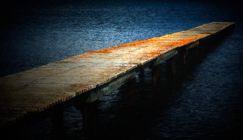 Rustic Jetty by Mary-Anne Lenny